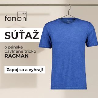 SÚŤAŽ UKONČENÁ. Výhercovi gratulujeme! 🎉 SÚŤAŽ o pánske bavlnené tričko Ragman! 👕 Leto beží naplno a s ním aj naša ďalšia...